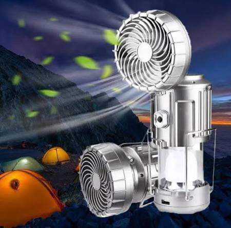 Camping Light + Fan