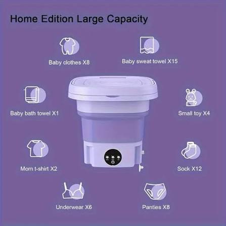 Portable Foldable Mini Washing Machine